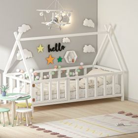 Givayo Wood's Joy 100*200 Beyaz Kapılı Montessori Yatak