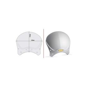 Givi 100AL Bmw R Nine T 14-19 - Yamaha XSR700 16-20 - XSR 900 16-19 Alüminyum Siperlik