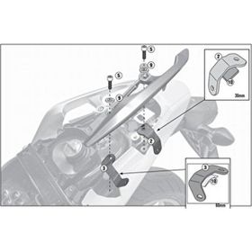 Givi 1109FZ Honda Integra 700 12-13 Arka Çanta Taşıyıcı