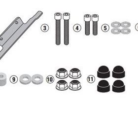 Givi 2139KIT Yamaha Tracer 900 - Tracer 900 GT 18-20 Yan Çanta Taşıyıcı Bağlantı Kiti