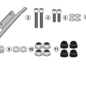Givi 2139KIT Yamaha Tracer 900 - Tracer 900 GT 18-20 Yan Çanta Taşıyıcı Bağlantı Kiti