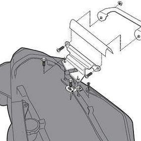Givi 267KIT Honda VFR 1200 F 10-16 Yan Çanta Taşıyıcı Bağlantı Kiti