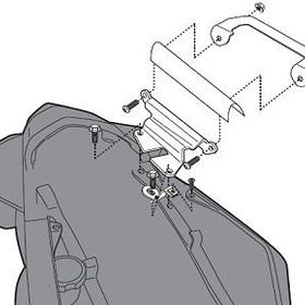 Givi 267KIT Honda VFR 1200 F 10-16 Yan Çanta Taşıyıcı Bağlantı Kiti