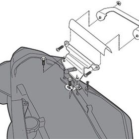 Givi 267KIT Honda VFR 1200 F 10-16 Yan Çanta Taşıyıcı Bağlantı Kiti