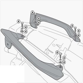Givi 4103KIT Kawasaki Versys 650 10-14 Yan Çanta Taşıyıcı Bağlantı Kiti