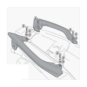 Givi 4103KIT Kawasaki Versys 650 10-14 Yan Çanta Taşıyıcı Bağlantı Kiti