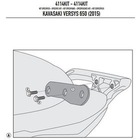 Givi 4114KIT Kawasaki Versys 650 15-19 Yan Çanta Taşıyıcı Bağlantı Kiti