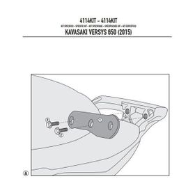 Givi 4114KIT Kawasaki Versys 650 15-19 Yan Çanta Taşıyıcı Bağlantı Kiti