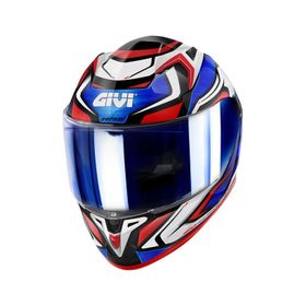 Givi 50.9 Atomic Beyaz Mavi Kırmızı Kask