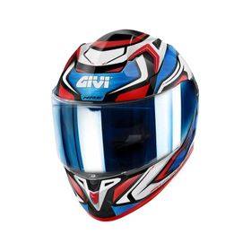 Givi 50.9 Atomic Beyaz Mavi Kırmızı Kask