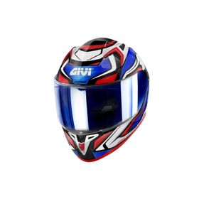 Givi 50.9 Atomic Beyaz Mavi Kırmızı Kask