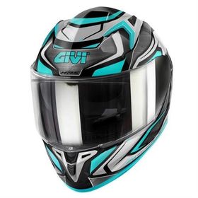 Givi 50.9 Atomic Full Face Siyah Gri Kırmızı Motosiklet Kaskı
