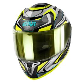 Givi 50.9 Atomic Full Face Siyah Gri Kırmızı Motosiklet Kaskı