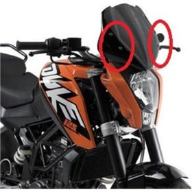 Givi A7701A KTM Duke 125-200-390 11-16 Rüzgar Siperlik Bağlantısı