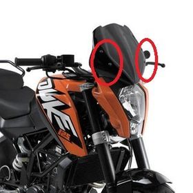 Givi A7701A KTM Duke 125-200-390 11-16 Rüzgar Siperlik Bağlantısı