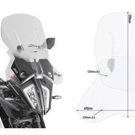 Givi AF7711 KTM 390-790-890 Rüzgar Siperlik