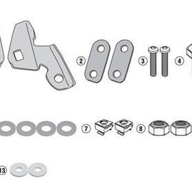 Givi D1163KIT Honda PCX 125 18-20 Rüzgar Siperlik Bağlantısı