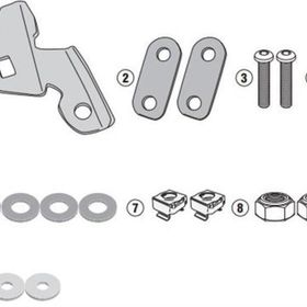 Givi D1163KIT Honda PCX 125 18-20 Rüzgar Siperlik Bağlantısı