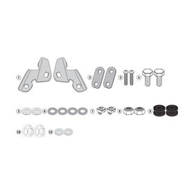 Givi D1163KIT Honda PCX 125 18-20 Rüzgar Siperlik Bağlantısı