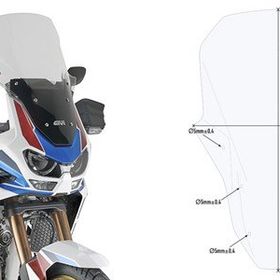 Givi D1178ST Honda CRF1100L Africa Twin Adventure Sports 20 Rüzgar Siperlik