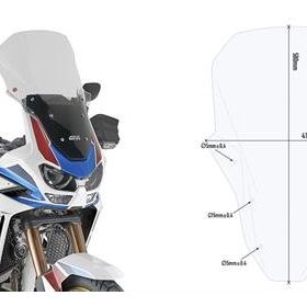 Givi D1178ST Honda CRF1100L Africa Twin Adventure Sports 20 Rüzgar Siperlik