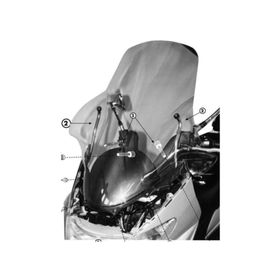 Givi D156KIT Suzuki Burgman An 250-400 98-02 Rüzgar Sıperlık Baglantısı