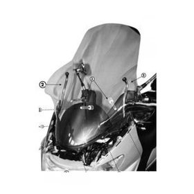 Givi D156KIT Suzuki Burgman An 250-400 98-02 Rüzgar Sıperlık Baglantısı