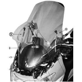 Givi D156KIT Suzuki Burgman An 250-400 98-02 Rüzgar Sıperlık Baglantısı