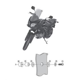 Givi D3101KIT Suzukı DL 650 V-Strom 11-16 Rüzgar Siperlik Bağlantısı
