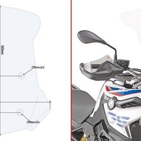 Givi D5127ST BMW F 750 GS - F 850 GS 18-19 Rüzgar Siperlik