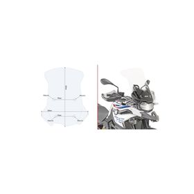 Givi D5127ST BMW F 750 GS - F 850 GS 18-19 Rüzgar Siperlik
