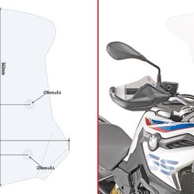 Givi D5127ST BMW F 750 GS - F 850 GS 18-19 Rüzgar Siperlik