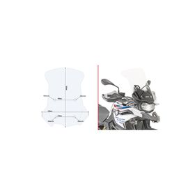 Givi D5127ST BMW F 750 GS - F 850 GS 18-19 Rüzgar Siperlik