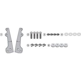 Givi D5129KIT BMW F 750 GS 18-19 Rüzgar Siperlik Baglantisi