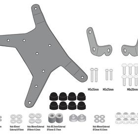 Givi D7711KIT KTM390 Adventure 20 790 Adventure 19-20 Rüzgar Siperlik