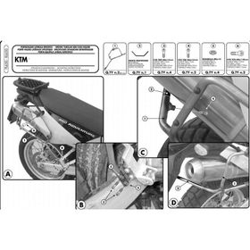 Givi PL650 KTM Adventure 950 - 990 03-14 Yan Çanta Taşıyıcı