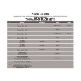 Givi PLR2122 Yamaha MT-09 Tracer 15-16 Yan Çanta Taşıyıcı