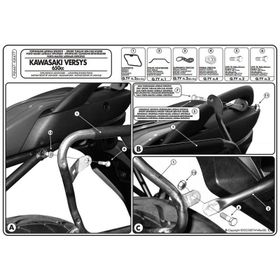 Givi PLX447 Kawasakı Versys 650 06-09 Yan Çanta Taşıyıcı