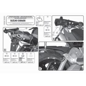 Givi PLX538 Suzukı GSR 600 06-11 Yan Çanta Taşıyıcı