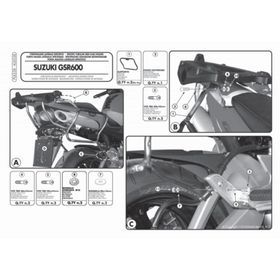 Givi PLX538 Suzukı GSR 600 06-11 Yan Çanta Taşıyıcı
