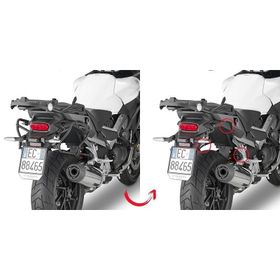 Givi PLXR1139 Honda VFR 800X Crossrunner Siyah 15 Yan Çanta Tasıyıcı