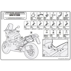 Givi PLXR5100 BMW R 1200R 11-14 Yan Çanta Taşıyıcı