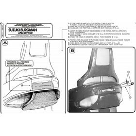 Givi SR111 Suzuki Burgman 250-400 98-02 Arka Çanta Taşıyıcı