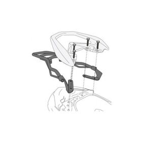 Givi SR2123 Yamaha N-Max 125 15-17 Arka Çanta Taşıyıcı