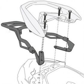 Givi SR2123 Yamaha N-Max 125 15-17 Arka Çanta Taşıyıcı