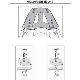 Givi SR4114 Kawasaki Versys 650 15-17 Arka Çanta Taşıyıcı