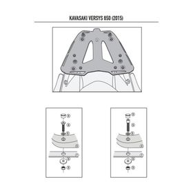 Givi SR4114 Kawasaki Versys 650 15-17 Arka Çanta Taşıyıcı