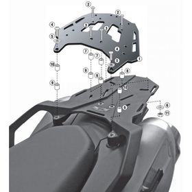 Givi SRA750 KTM 990 SMT 09-16 Arka Çanta Taşıyıcı