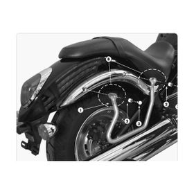 Givi T264 Kawasaki VN 900 Custom - Classic 06-14 Yan Kumaş Çanta Taşıyıcı