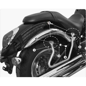 Givi T264 Kawasaki VN 900 Custom - Classic 06-14 Yan Kumaş Çanta Taşıyıcı